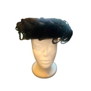 Vintage Pillbox Hat Ladies With Birdcage Veil